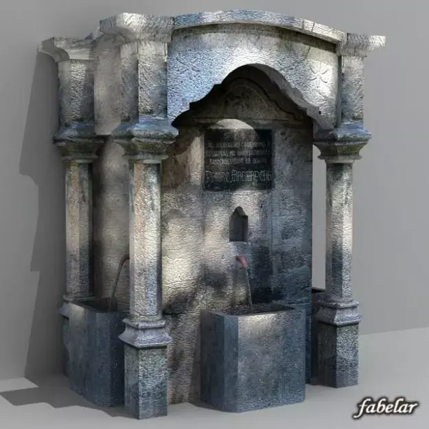 Fountain 04 3D model