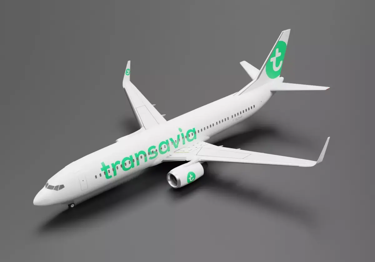 Boeing 737-800 Transavia 3D model
