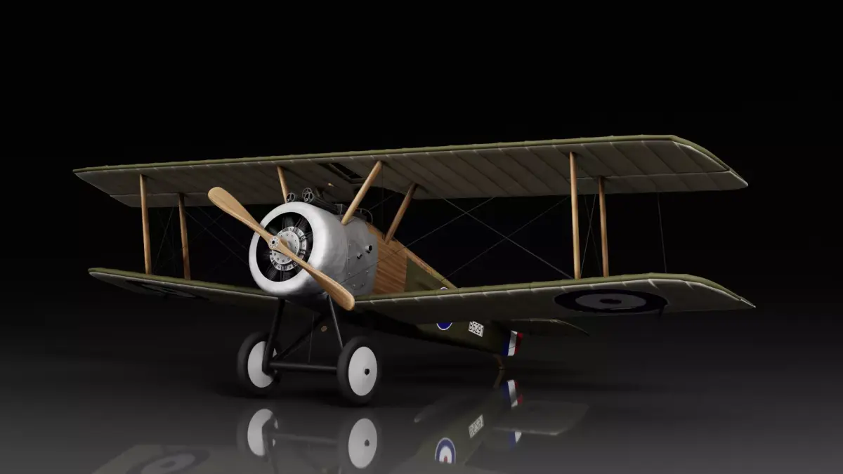 Sopwith Camel F1 3D model