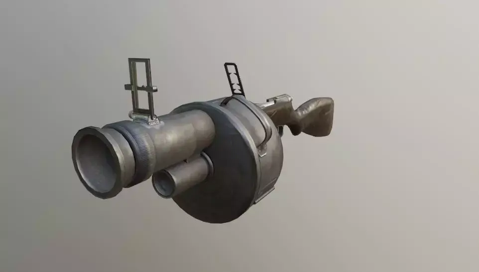 Grenade Launcher Free low-poly 3D model