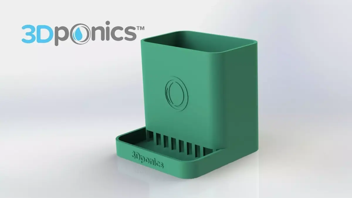 Bird Feeder Container - 3Dponics Home and Garden Free 3D print model