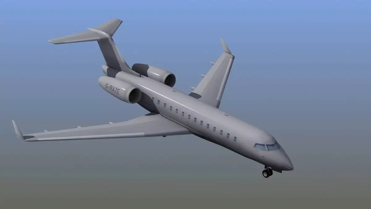 Global Express Aircraft 3D model
