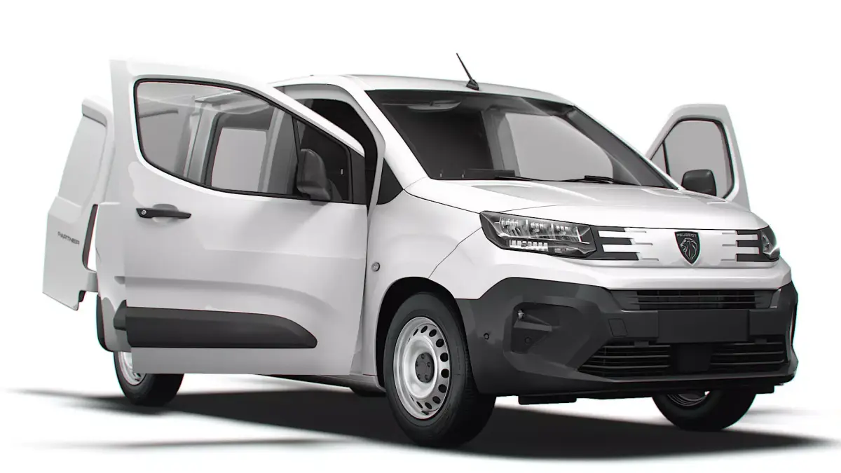 Peugeot Partner LWB Van HQ Interior 2024 3D model