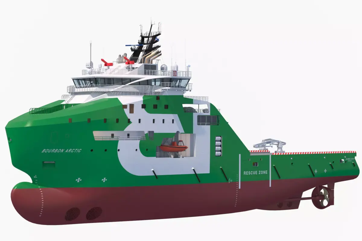 Anchor Handling Tug Supply Vessel BOURBON ARCTIC 3D model