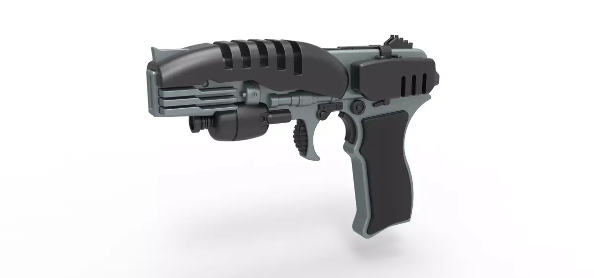 Phaser pistol EM-33 from Star Trek Enterprise 3D model