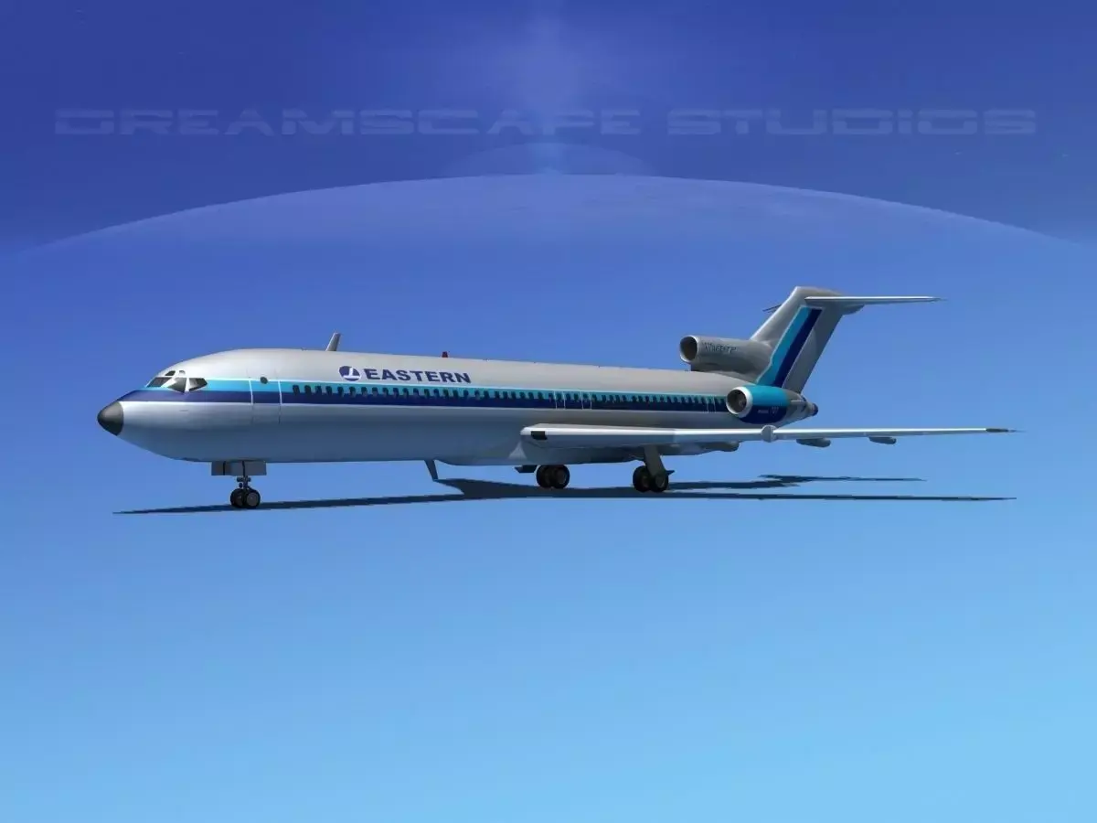 Boeing 727-200 Eastern Airlines 3 3D model