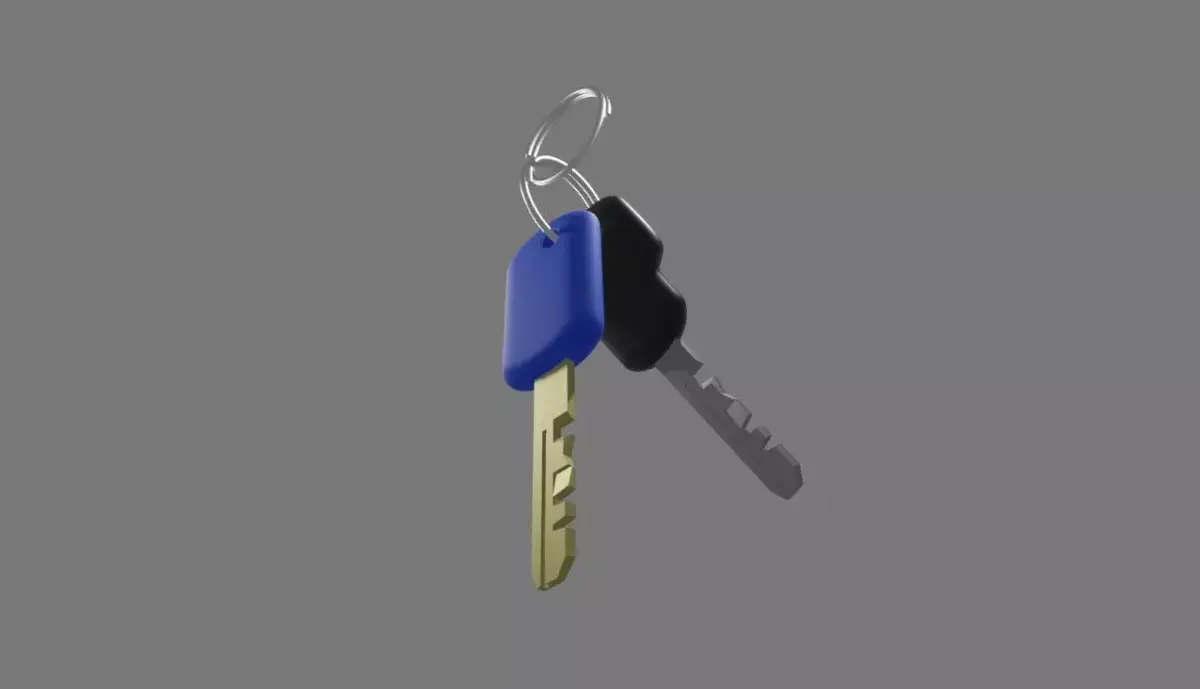Car Keys - Locksmith - Chave de Carro - Chaveiro 3D model