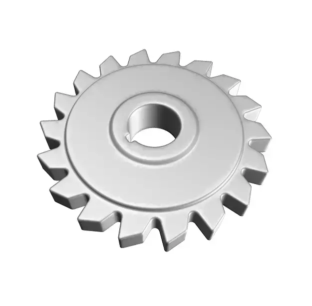 Mechanical Milling Cutter Low-poly 3D model