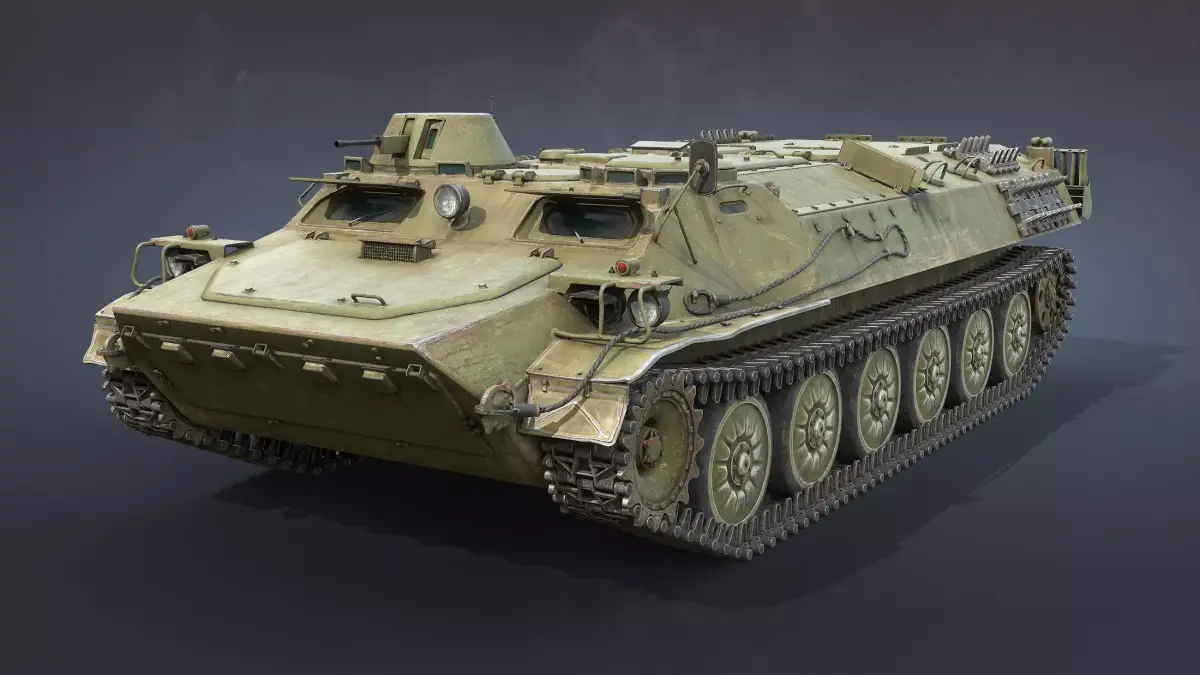 MT-LB Version 2 Low-poly 3D model