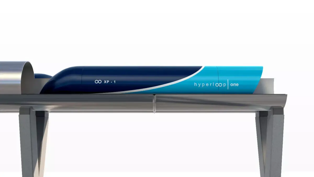Hyperloop one XP-1 3D model