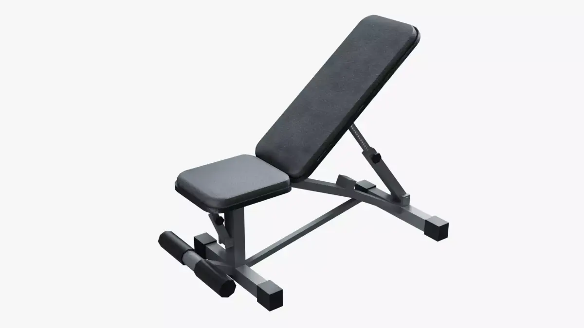 Weight Bench Low-poly 3D model buy