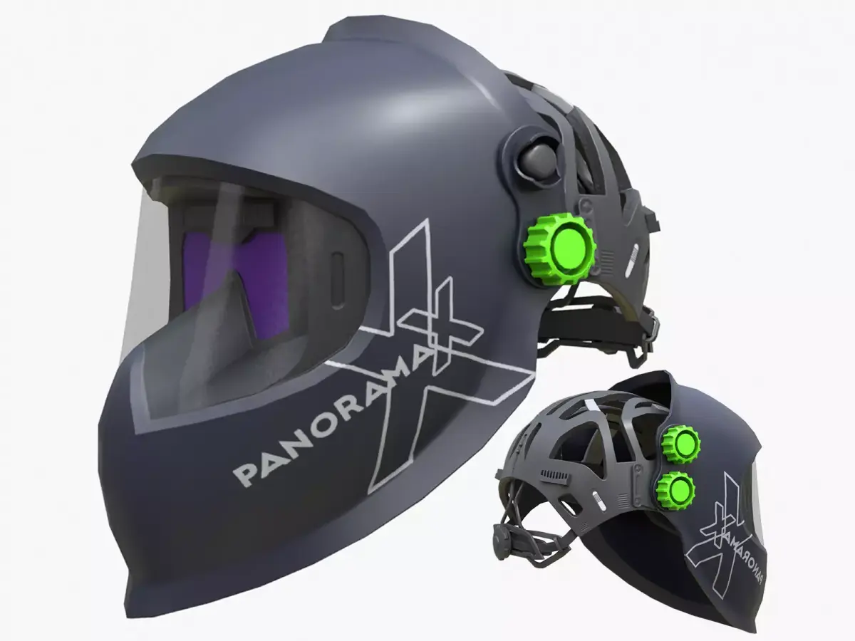 Welding Helmet Low-poly 3D model get
