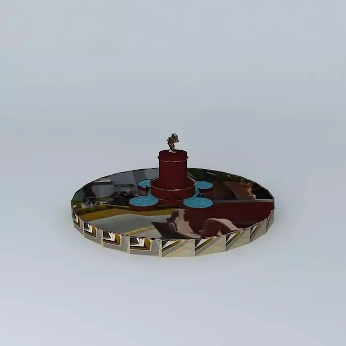 Pipila roundabout San Miguel de Allende 3D model