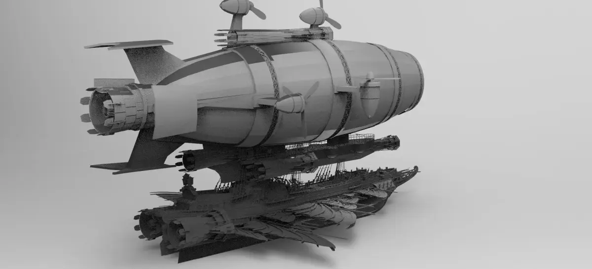 Zeppelin Airship Prince  3D model