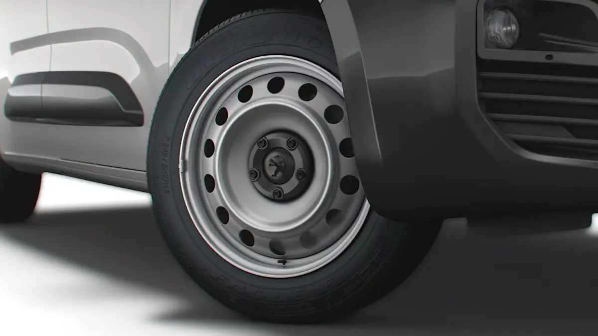 Peugeot Partner Professional 2020 wheel 3D model