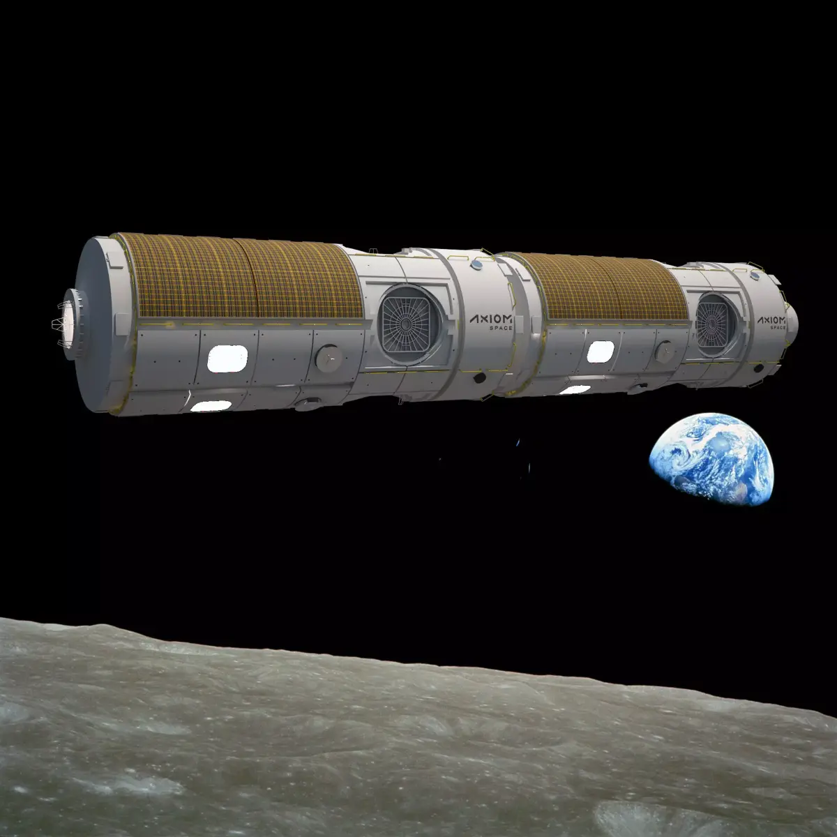 The Axiom hub modules AxH1 and AxH2 3D model