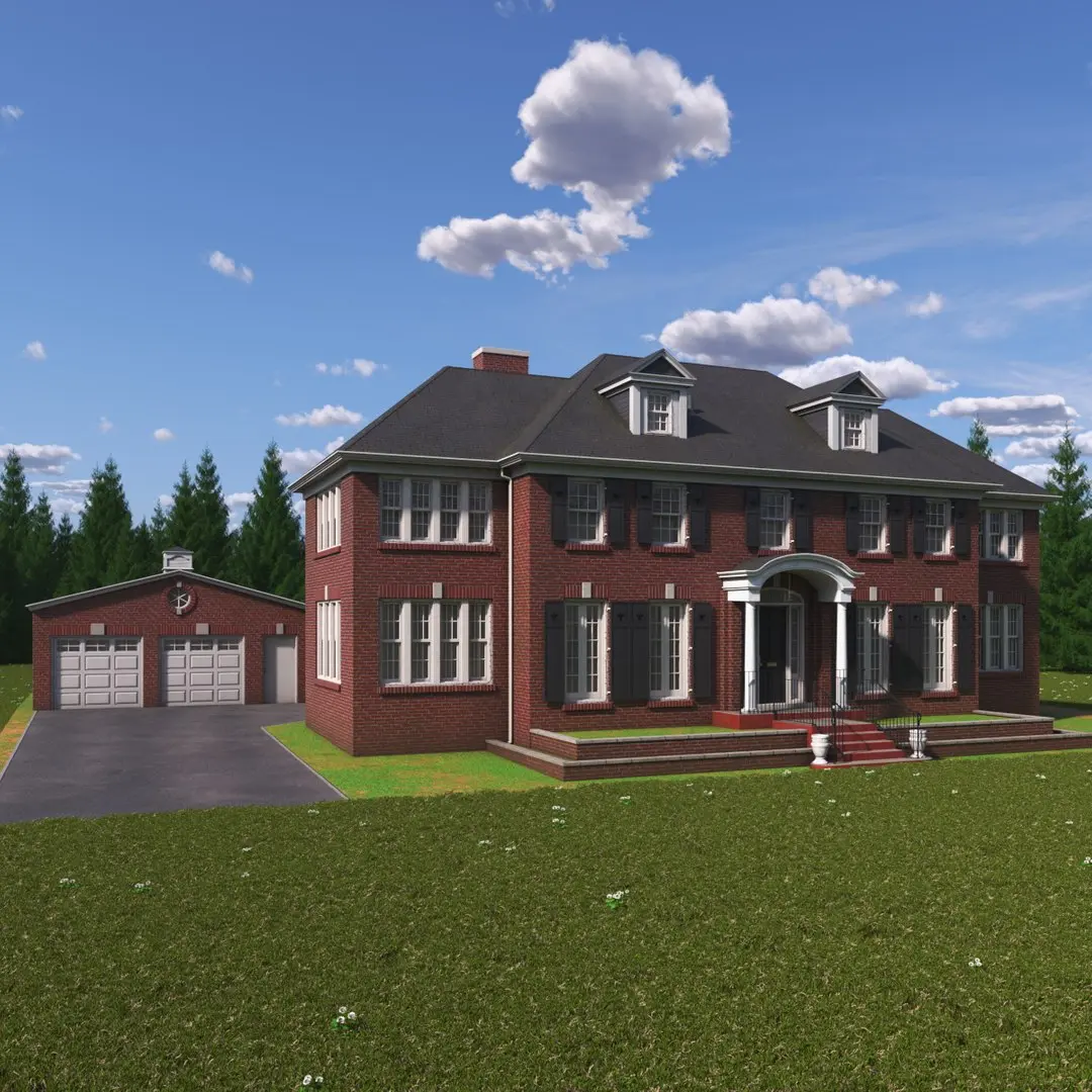  Home Alone House Exterior 