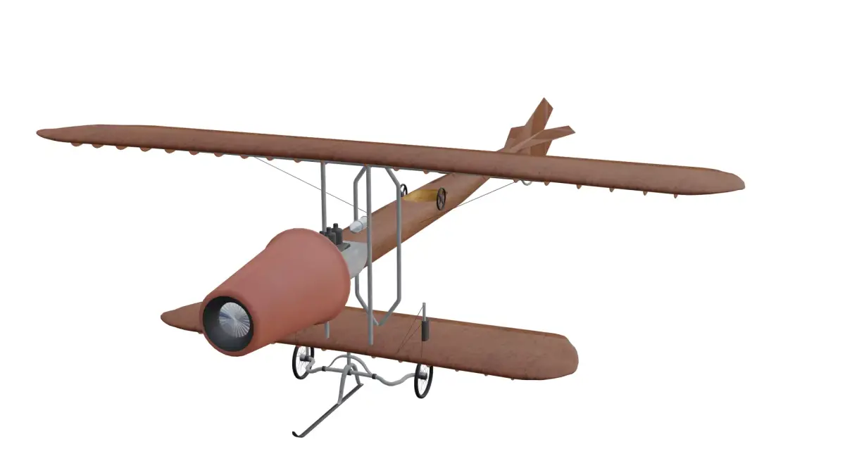 Coanda 1910 Low-poly 3D model purchase