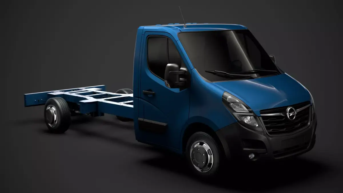 Opel Movano SingleCab SW E30 Chassis 2020 3D model