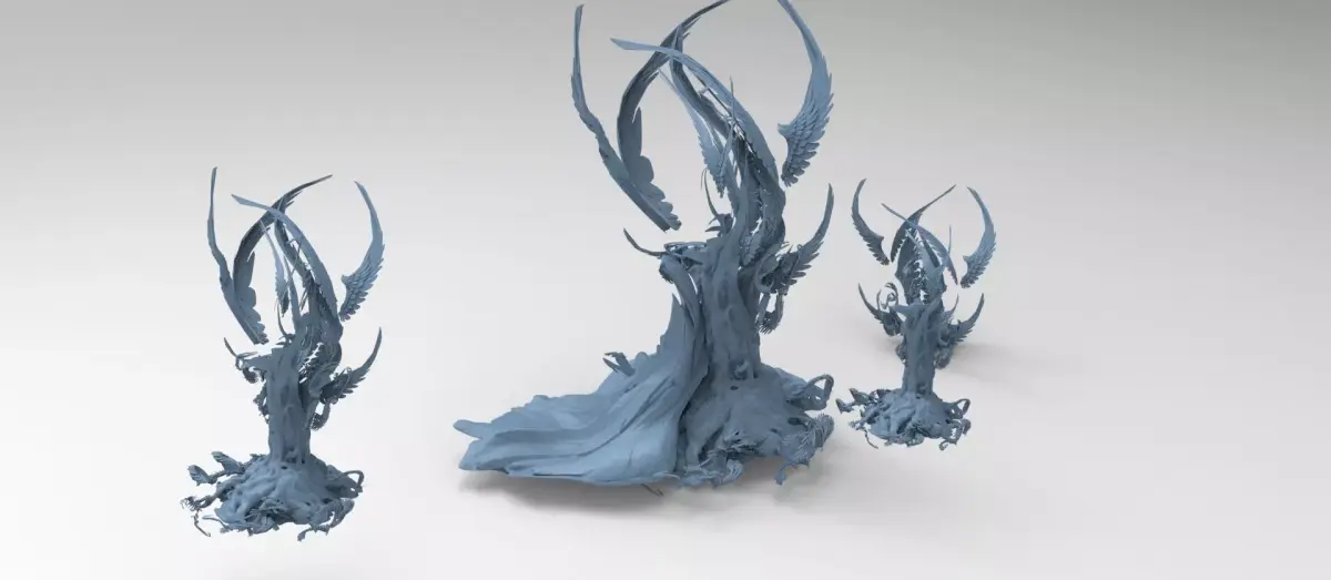 Hades Swamp Trees  3D model