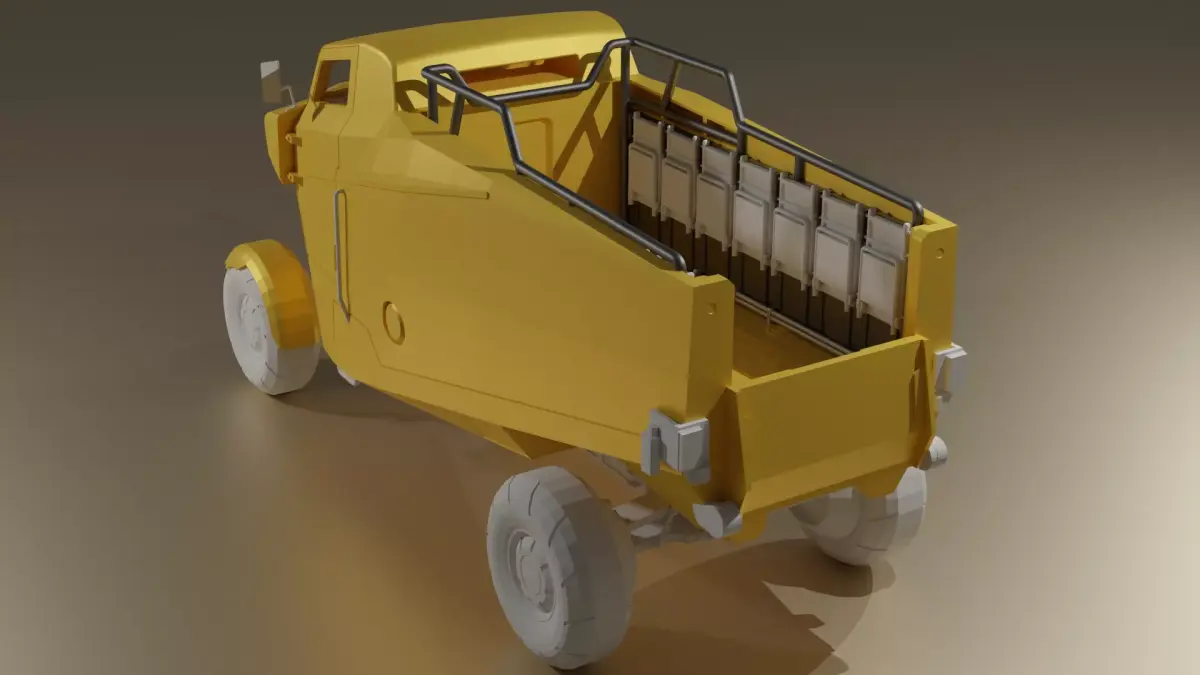 Death Stranding Cicada Truck CDT variant 3D print model
