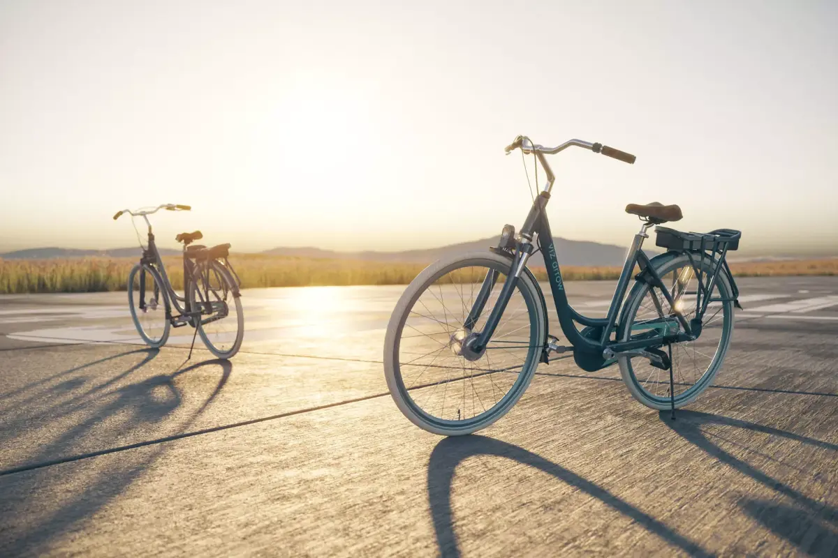 Woman bicycle 3D model