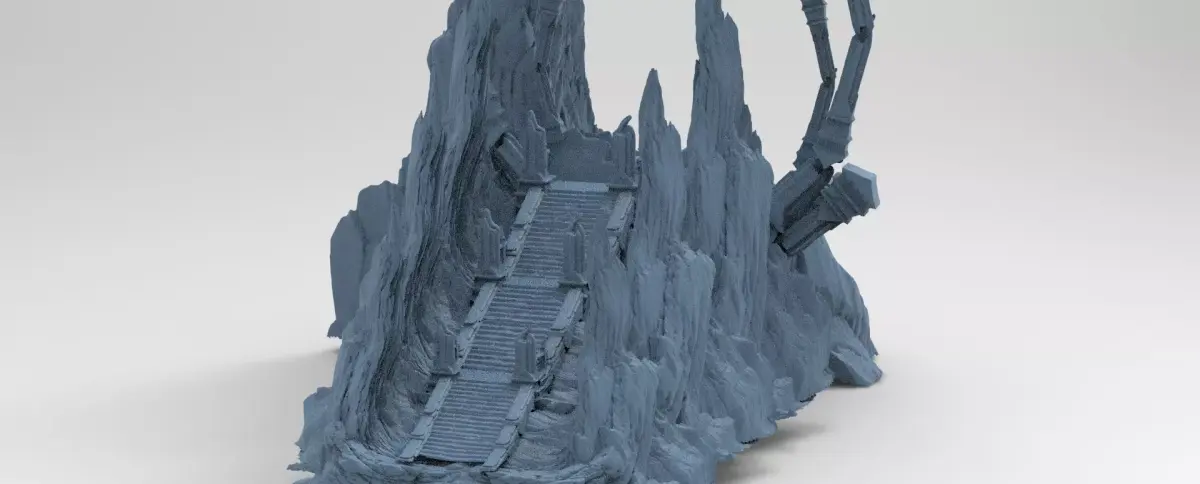 Himalayas mountain trail 3D model