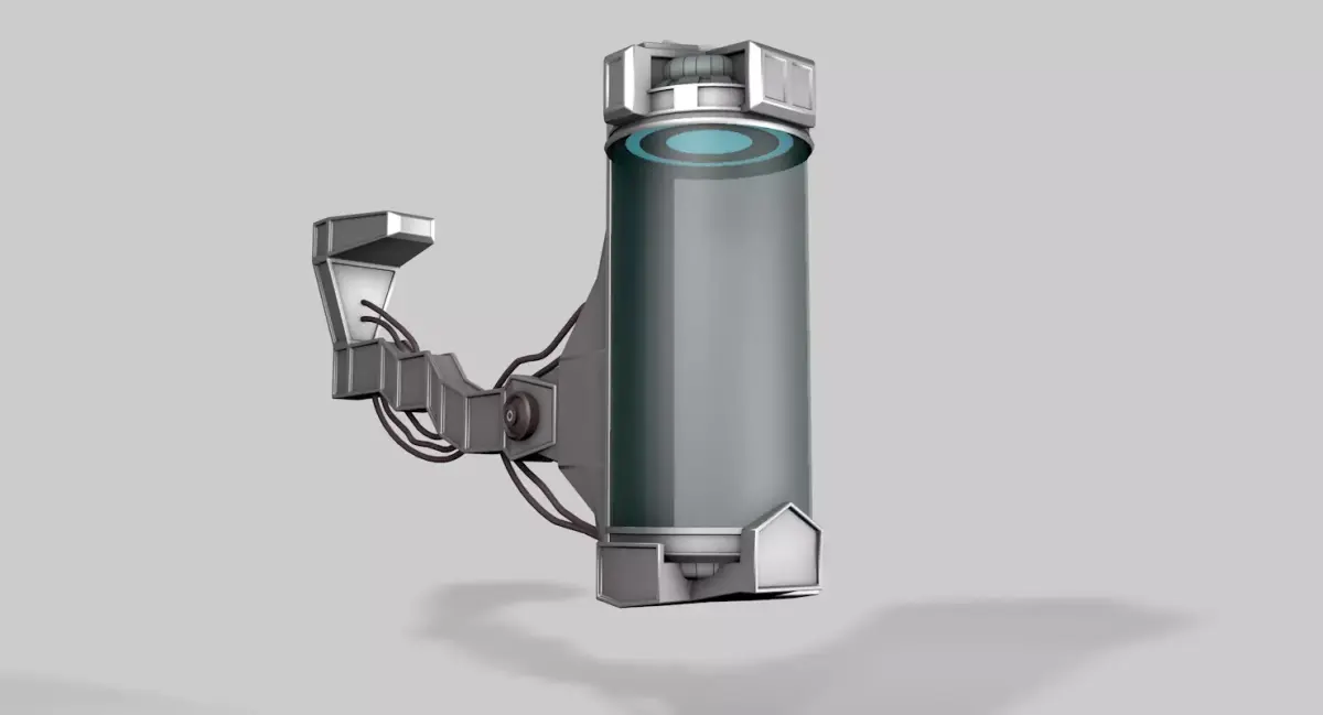 Sci-fi liquid container  3D model purchase