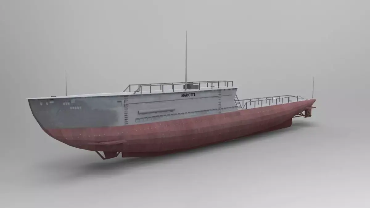 The Submarine Mariotte 3D model
