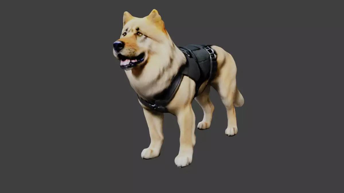 Dog Animal Low-poly 3D model purchase