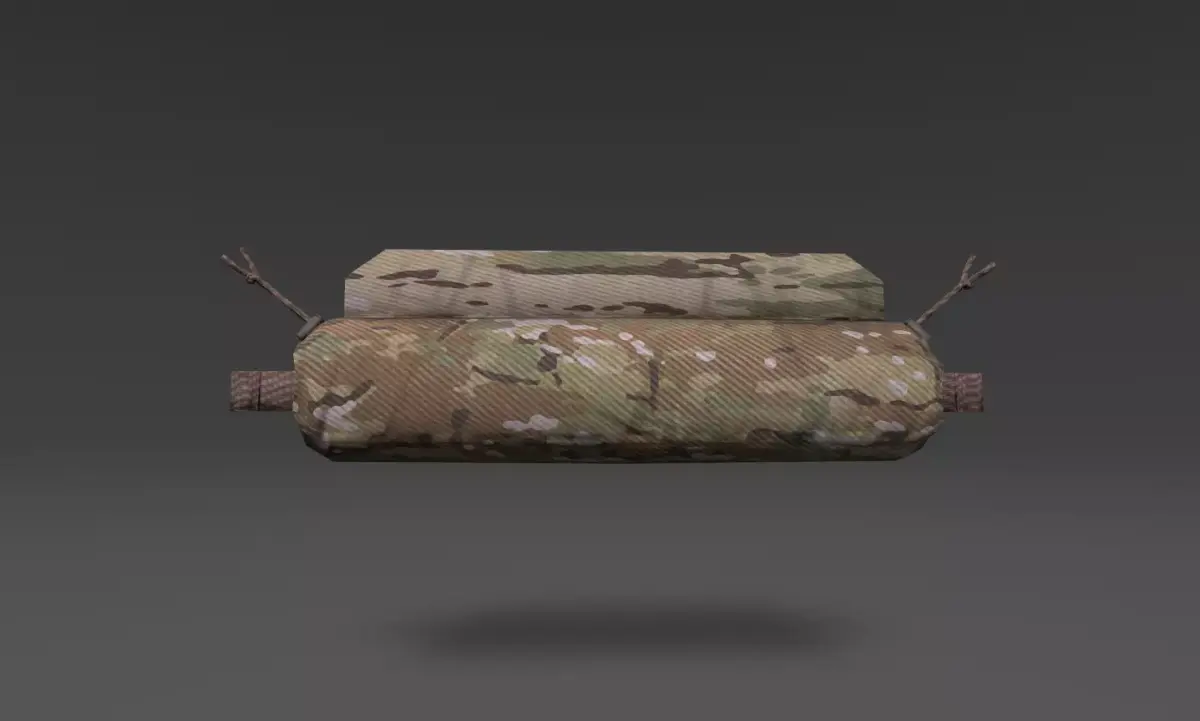 IFAK Trauma Roll Military Medical First Aid Kit Pouch Low-poly 3D model