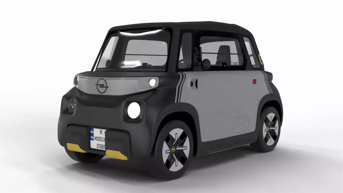 Opel Rock-e 2020  Fire  Service 3d model   3D model
