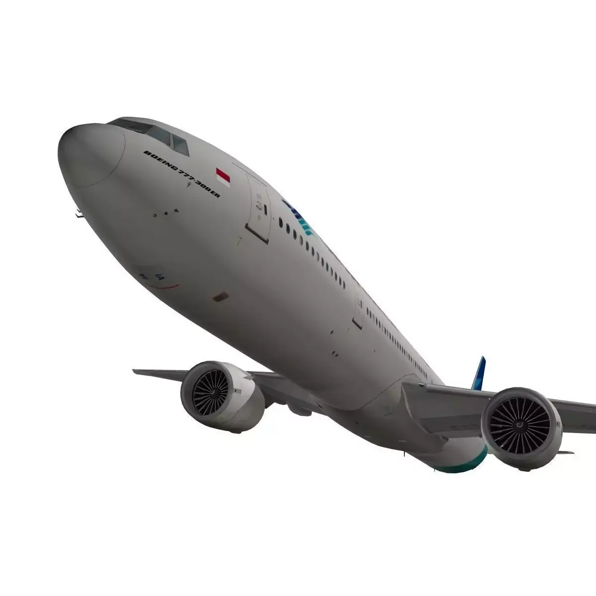 Boeing 777-300ER Garuda Indonesia 3D model