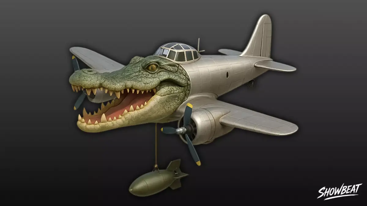 Bombardiro Crocodilo - Italian Brainrot Low-poly 3D model
