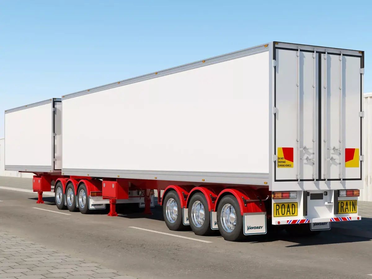 Double Trailer Vawdrey 2 3D model