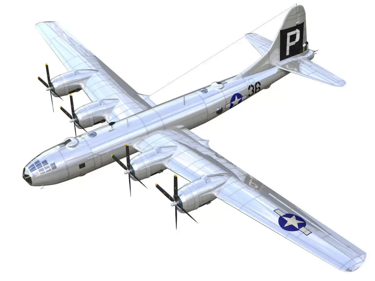Boeing B-29 Superfortress 3D model 6