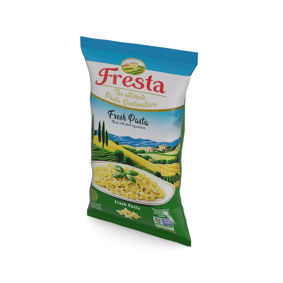 Fresh pasta dumplings and dough Fresh Pasta Low-poly 3D model