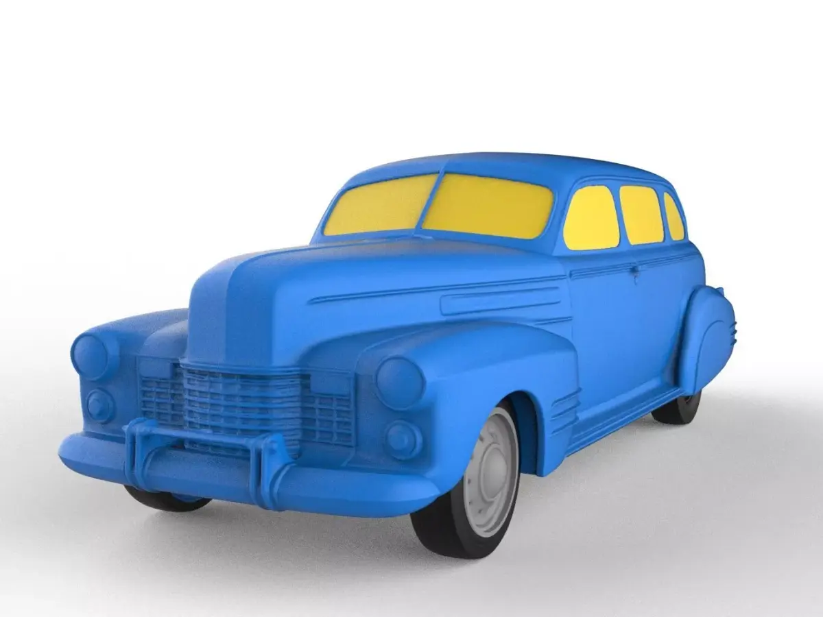 Cadillac Fleetwood 1941 Classic Car 3D print model