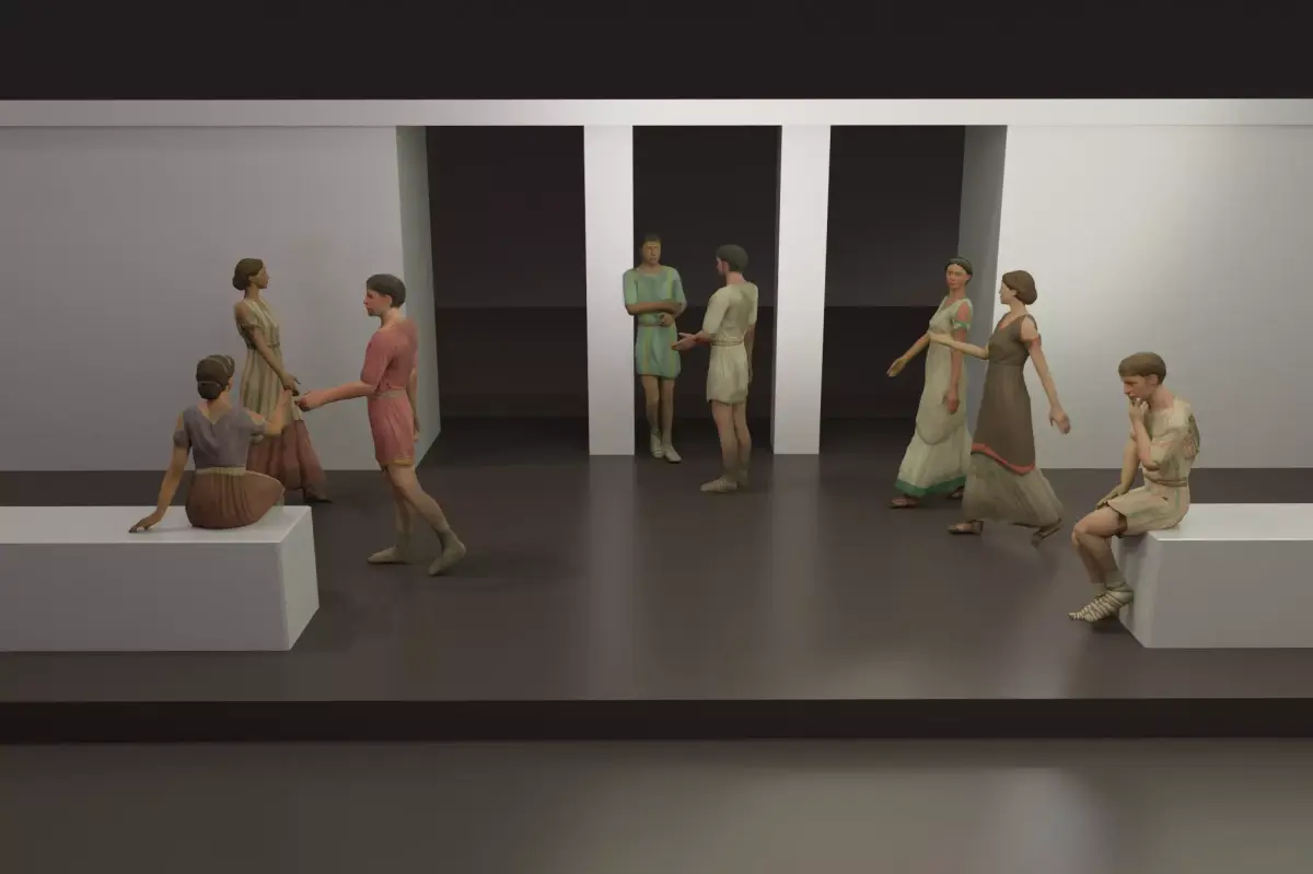 Rigged Roman Civilian Men and Women 3D Model Pack