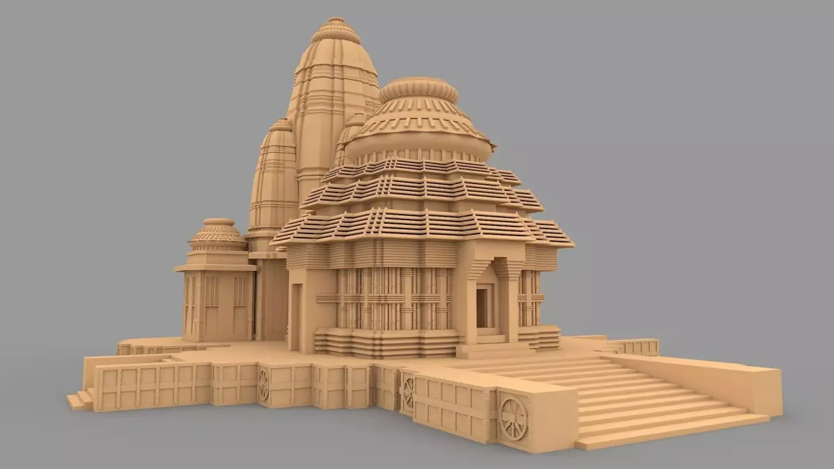 Konark Sun Temple  3D model