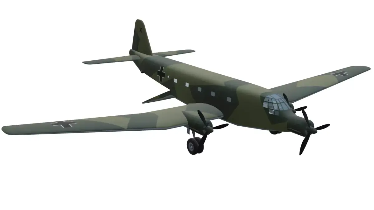 Junkers Ju 252 Low-poly 3D model purchase
