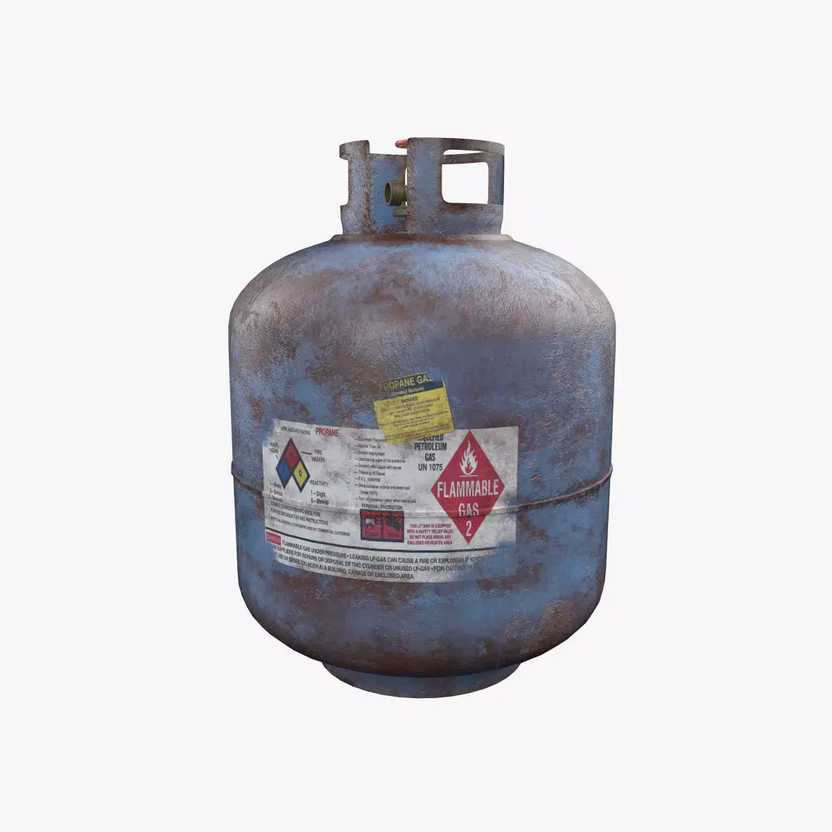 gas cylinder 3D model 5