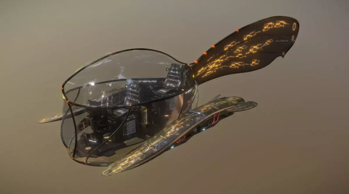 Mapleseed Hawk Low-poly 3D model