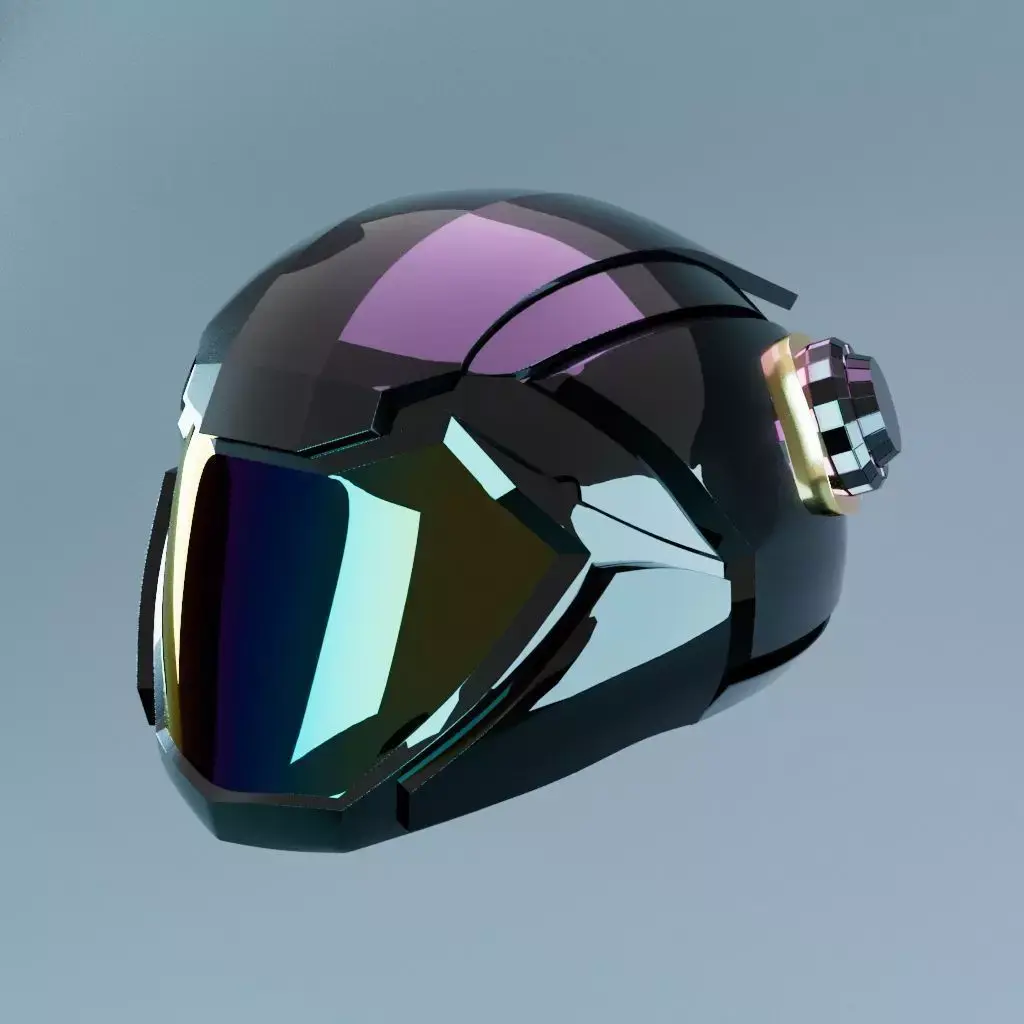 motorcycle helmet Free 3D model