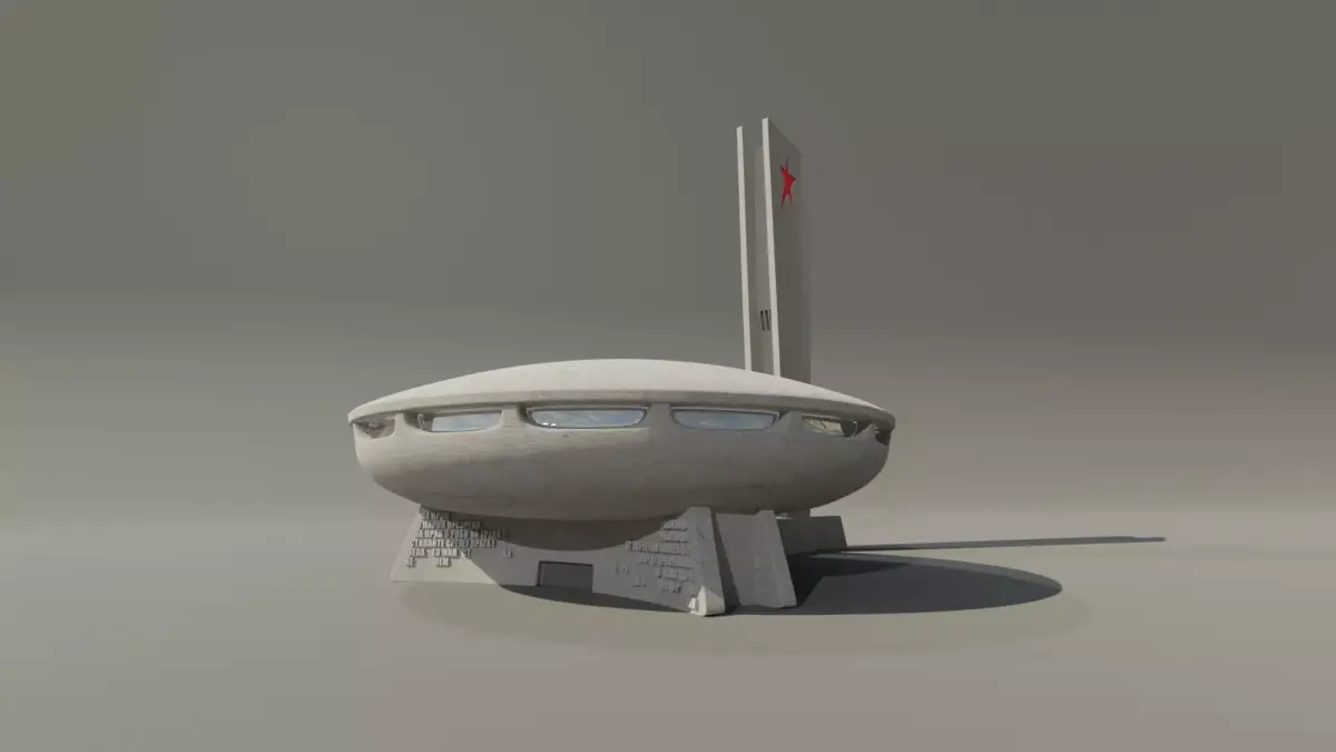 Buzludzha Monument 3D model