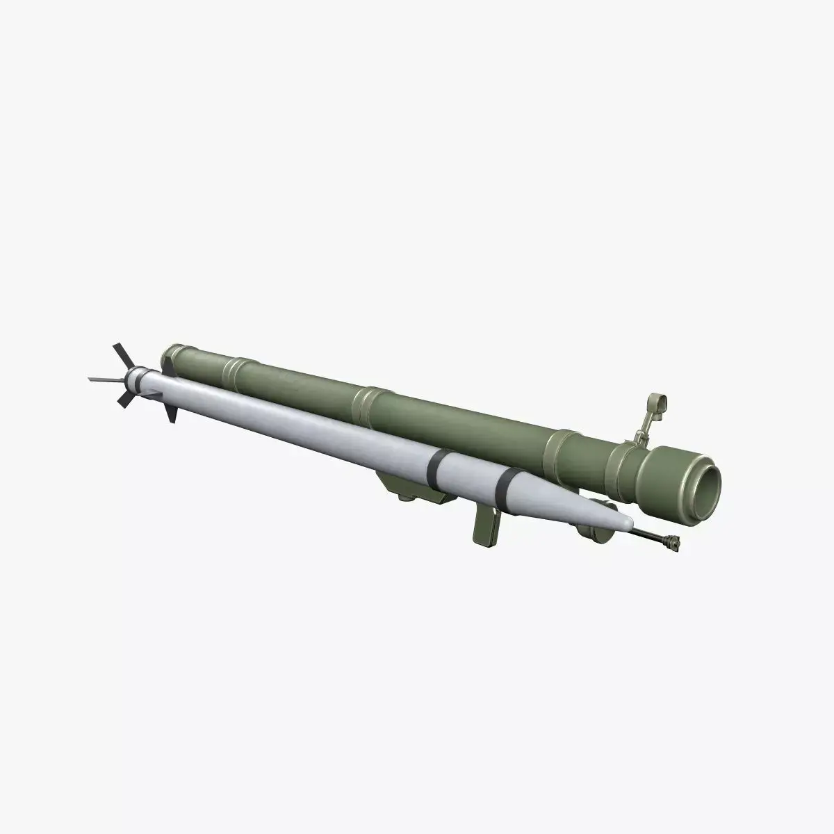 Missile Launcher Low-poly 3D model get