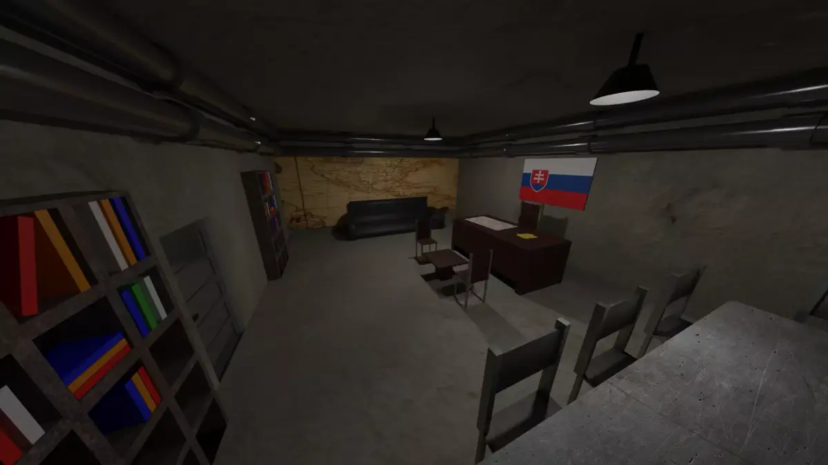 Military Bunker - Slovakia Low-poly 3D model