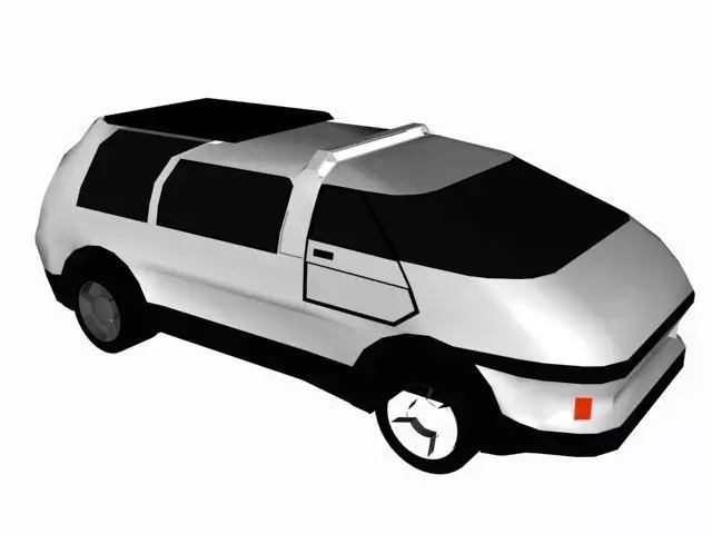 car 4 futuristic vehicle Free 3D model