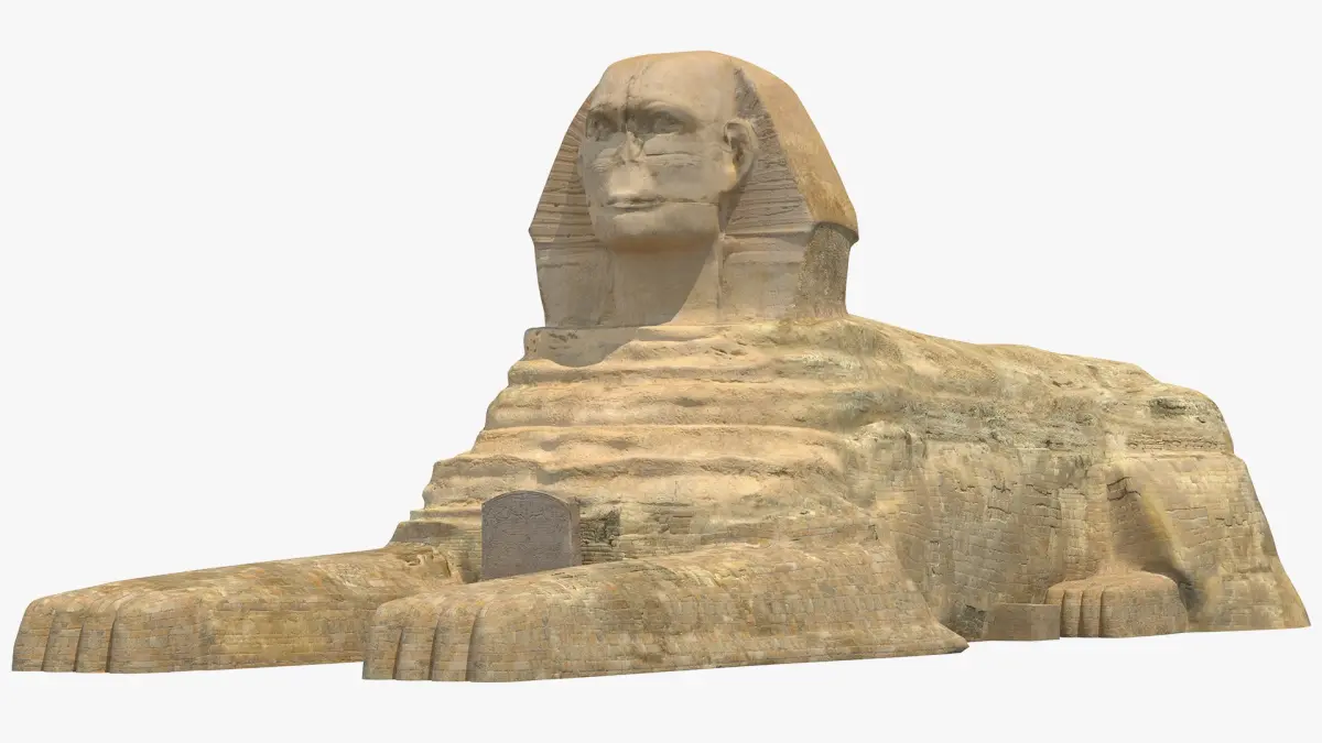 The Great Sphinx 3D model