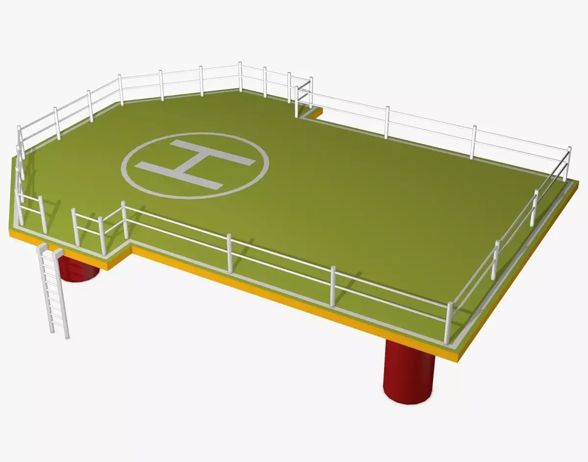 Helicopter Platform 3D model